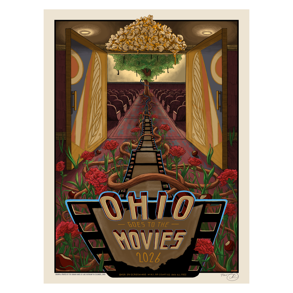 Ohio Goes to the Movies Poster by Jake Rathkamp