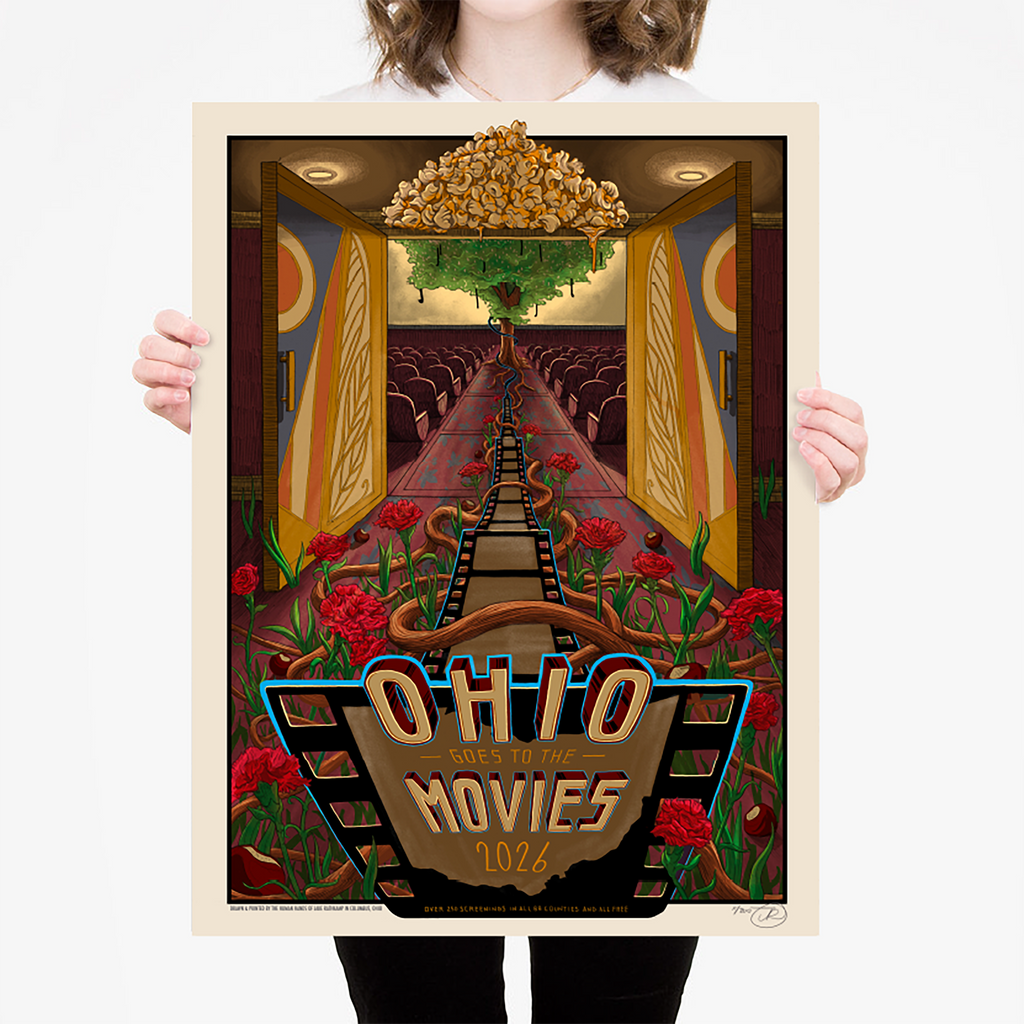 Ohio Goes to the Movies Poster by Jake Rathkamp