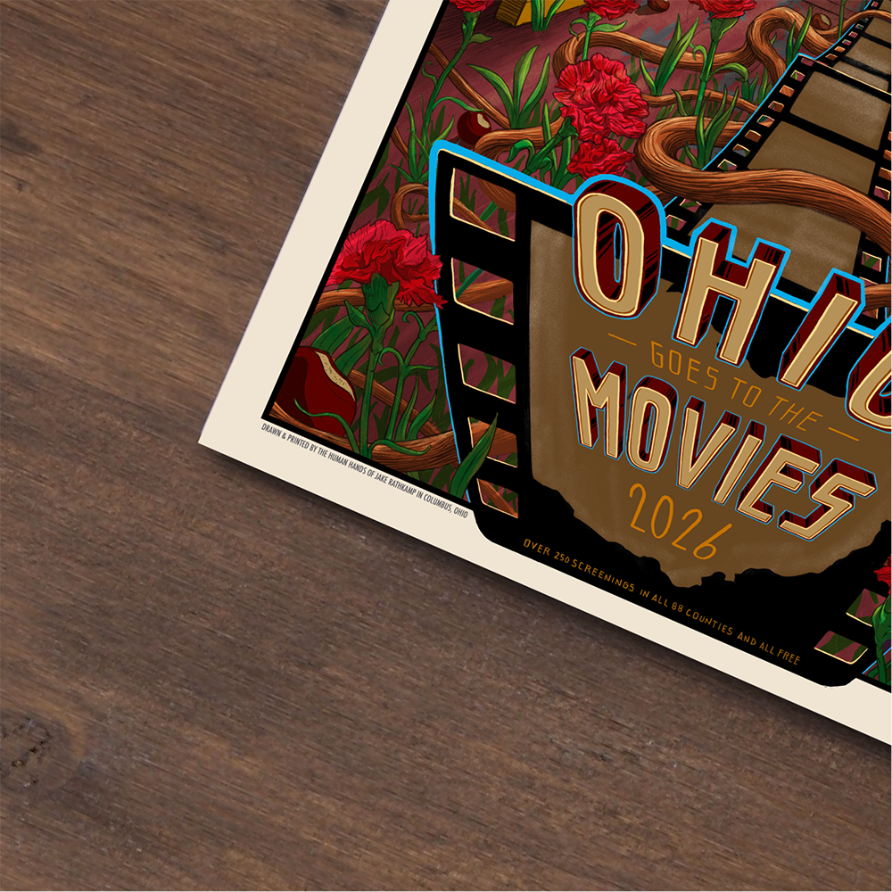 Ohio Goes to the Movies Poster by Jake Rathkamp